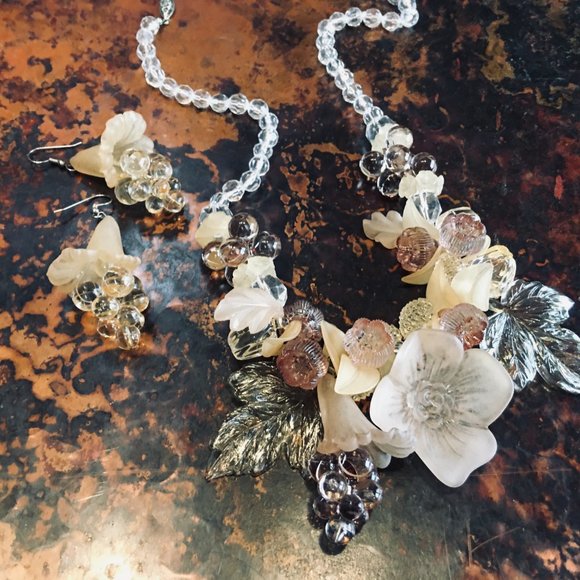 SALE!  FINE JEWELRY!  Showstopper Designer (NECKLACE + EARRINGS) - Picture 15 of 16